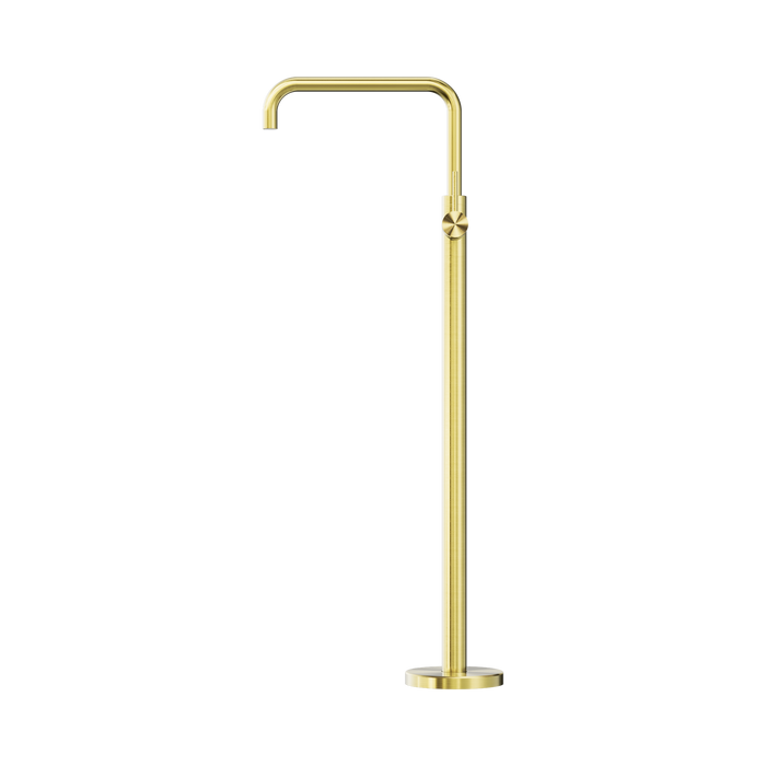Nero NR221903bBG Mecca Freestanding Bath Mixer Square Shape Brushed Gold image 2 | SKU: NR221903BBG