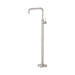 Nero Mecca Freestanding Bath Mixer Square Shape - Brushed Nickel