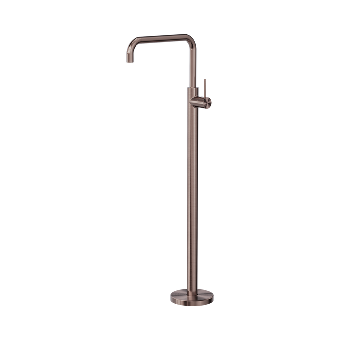 Nero Mecca Freestanding Bath Mixer Square Shape - Brushed Bronze