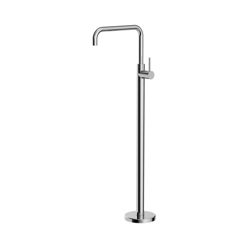 Nero Mecca Freestanding Bath Mixer Square Shape - Chrome