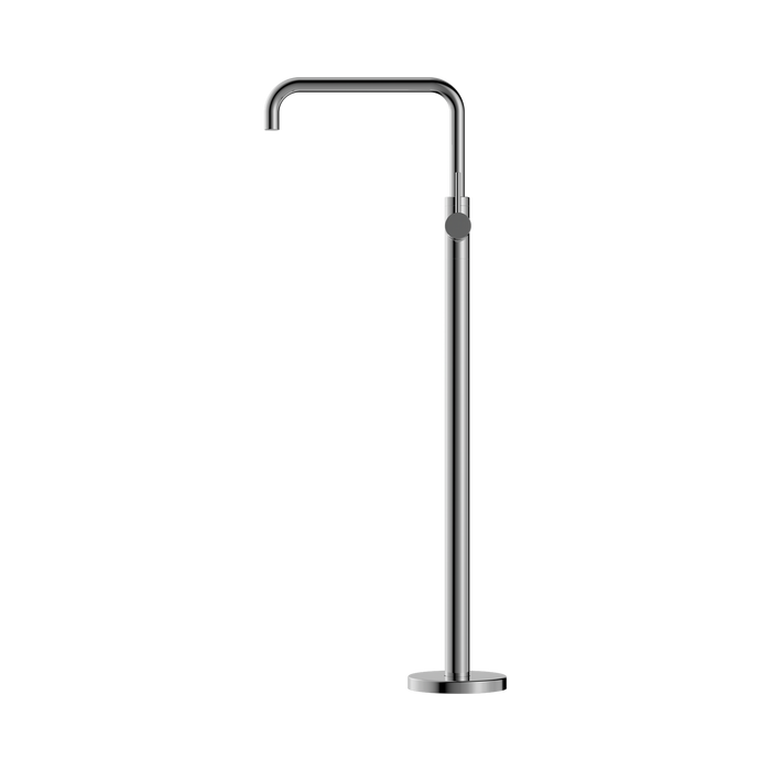 Nero NR221903bCH Mecca Freestanding Bath Mixer Square Shape Chrome image 2 | SKU: NR221903BCH