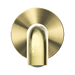 Nero NR221903c185BG Mecca Basin Bath Spout Only 185mm Brushed Gold image 2 | SKU: NR221903C185BG