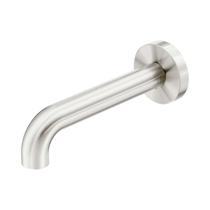 Nero Mecca Basin/Bath Spout Only 160mm II - Brushed Nickel