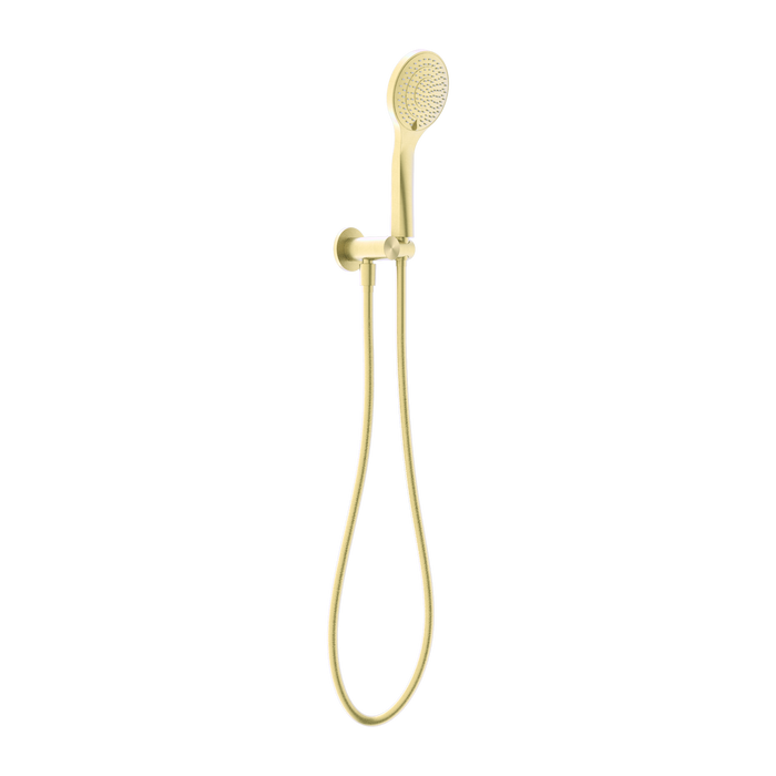 Nero Mecca Shower On Bracket With Air Shower - Brushed Gold