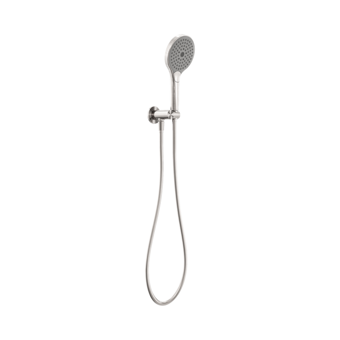 Nero Mecca Shower On Bracket With Air Shower II - Brushed Nickel