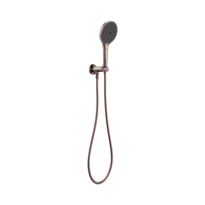 Nero Mecca Shower On Bracket With Air Shower II - Brushed Bronze