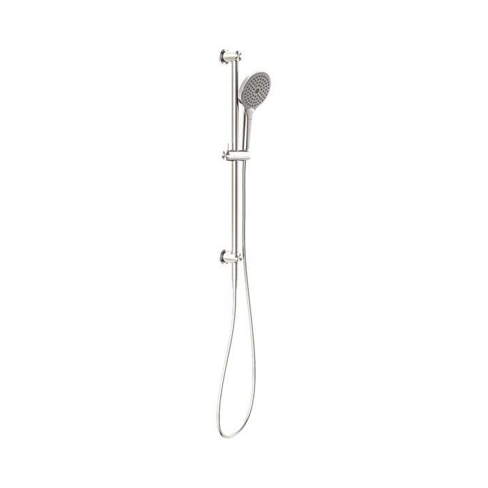 Nero Mecca Shower Rail With Air Shower II - Brushed Nickel