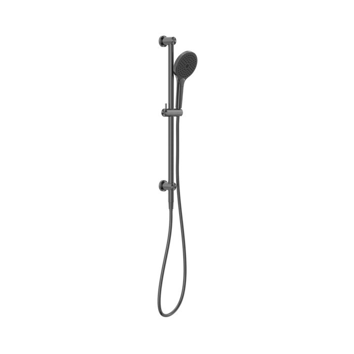 Nero Mecca Shower Rail With Air Shower II - Gun Metal