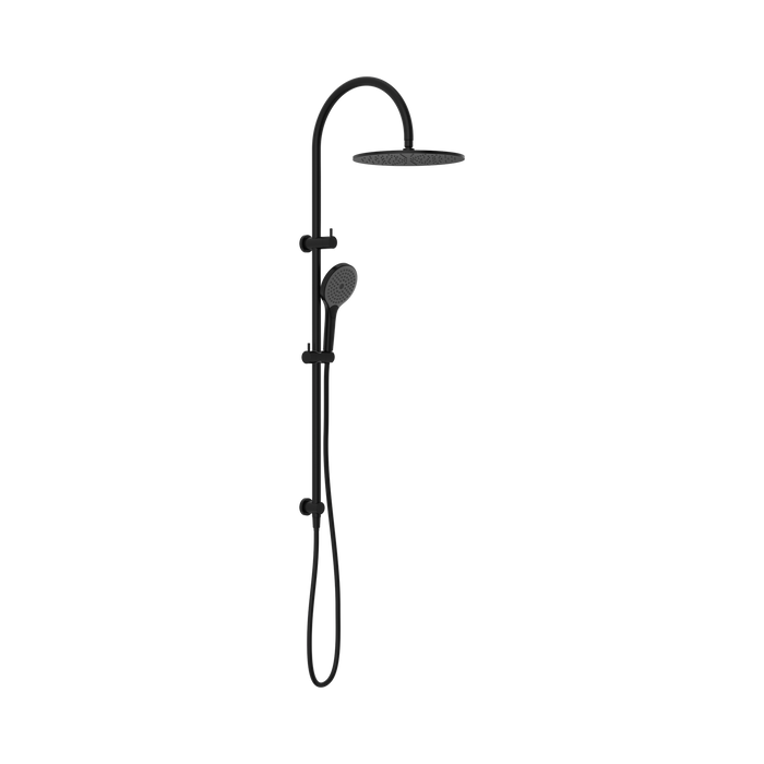 Nero Mecca Twin Shower With Air Shower II - Matte Black