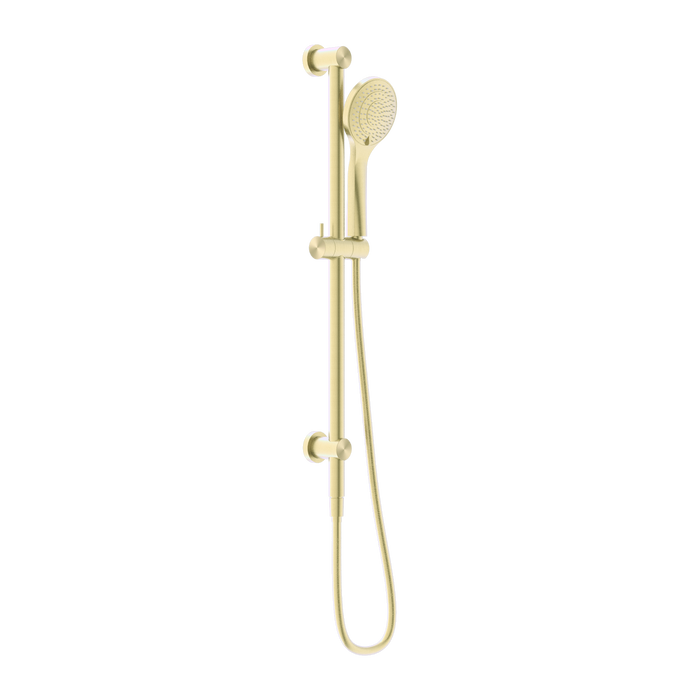 Nero Mecca Shower Rail With Air Shower - Brushed Gold