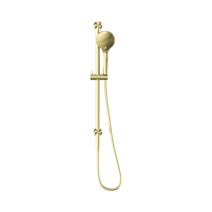Nero NR221905aBG Mecca Shower Rail With Air Shower Brushed Gold image 2 | SKU: NR221905ABG