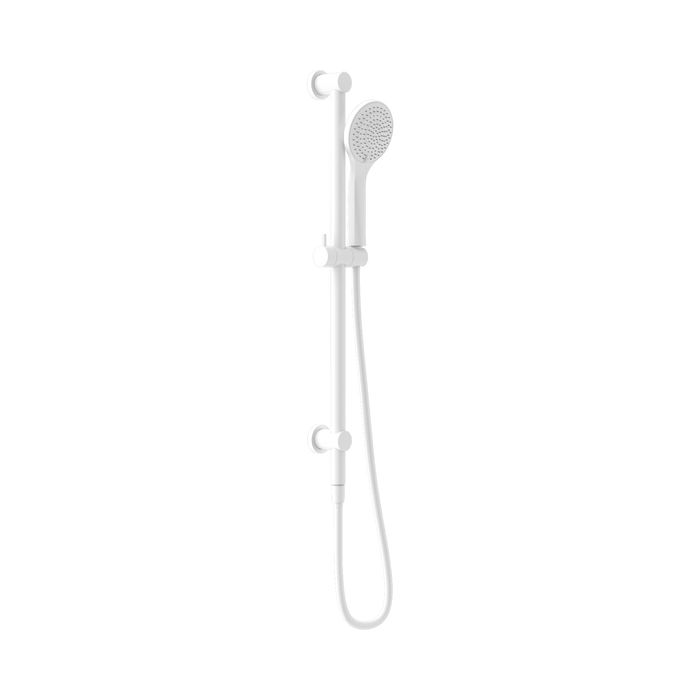 Nero Mecca Shower Rail With Air Shower - Matte White