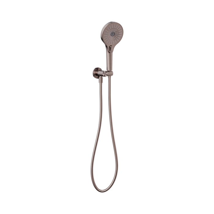 Nero Mecca Shower On Bracket - Brushed Bronze