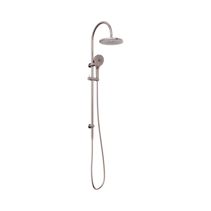 Nero Mecca Twin Shower - Brushed Bronze