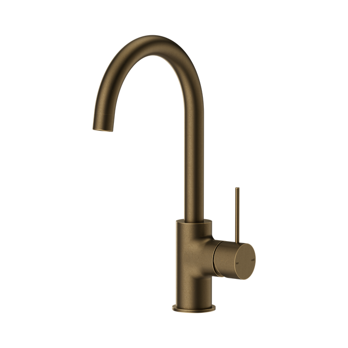 Nero Mecca Kitchen Mixer - Tumbled Antique Brass