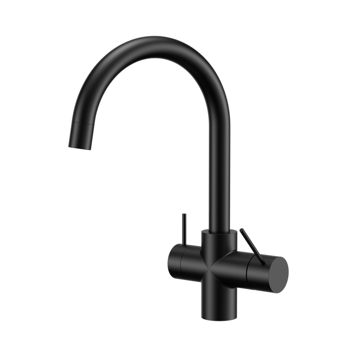 Nero Mecca 3 Way Filtered Mixer Tap - Matte Black