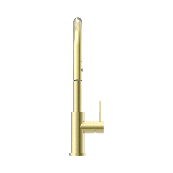 Nero NR221908BG Mecca Pull Out Sink Mixer With Vegie Spray Function Brushed Gold image 2 | SKU: NR221908BG