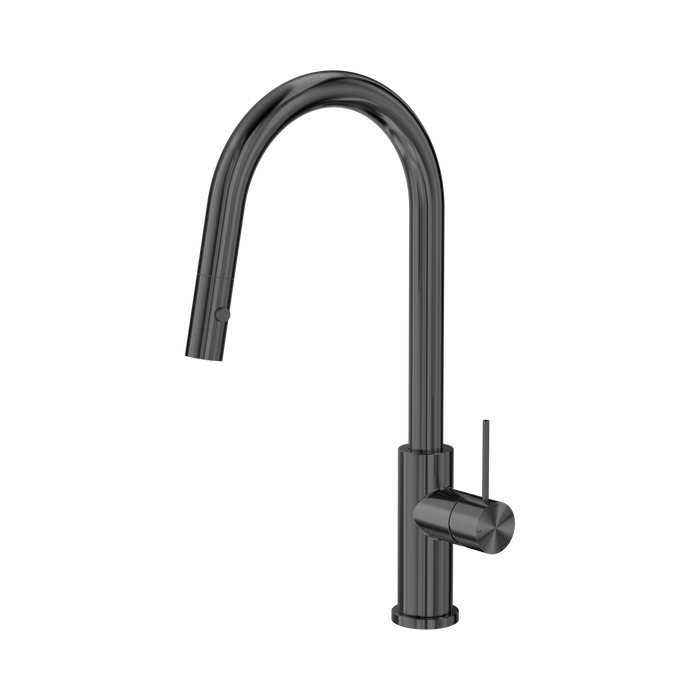 Nero Mecca Pull Out Sink Mixer With Vegie Spray Function - Gun Metal