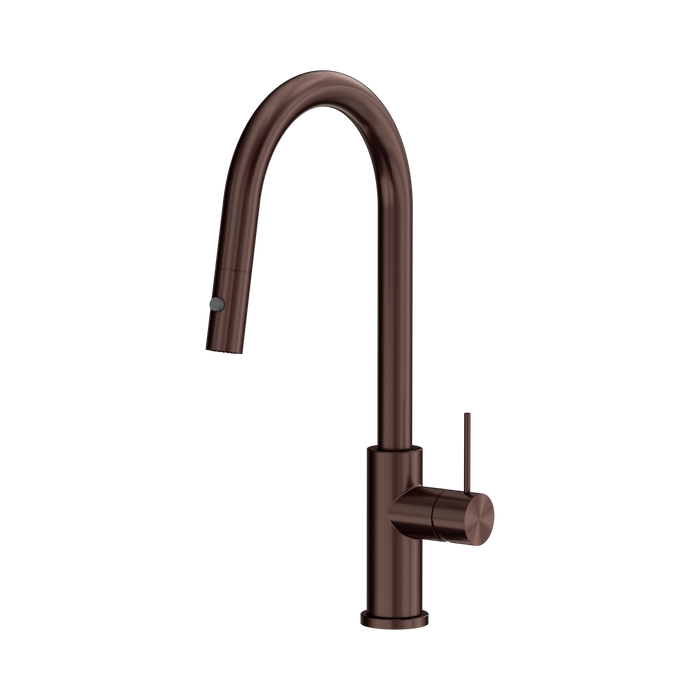 Nero Mecca Pull Out Sink Mixer With Vegie Spray Function - Rome Bronze