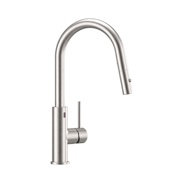 Nero NR221908aBN Mecca Smart Sensor Pull Out Kitchen Mixer Brushed Nickel image 2 | SKU: NR221908ABN