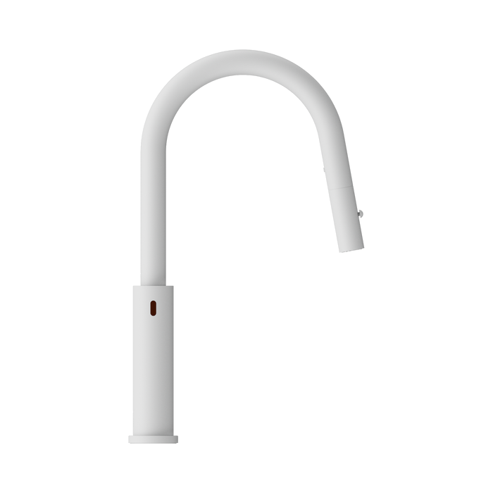 Nero NR221908aMW Mecca Smart Sensor Pull Out Kitchen Mixer Matte white image 2 | SKU: NR221908AMW