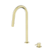 Nero Mecca Hob Mounted Pull Out Sink Mixer - Brushed Gold