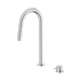 Nero Mecca Hob Mounted Pull Out Sink Mixer - Chrome