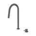 Nero Mecca Hob Mounted Pull Out Sink Mixer - Gun Metal