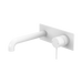 Nero Mecca Wall Basin/Bath Mixer 120mm - Matte White
