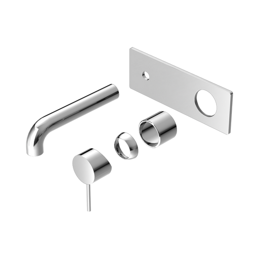 Nero Mecca Wall Basin/Bath Mixer 120mm Trim Kits Only - Chrome