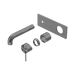 Nero Mecca Wall Basin/Bath Mixer 120mm Trim Kits Only - Gun Metal