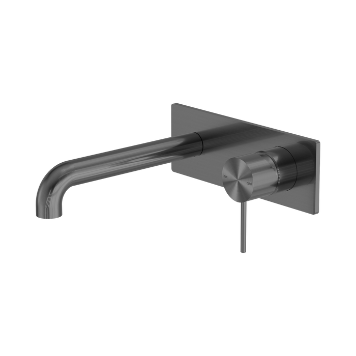 Nero Mecca Wall Basin/Bath Mixer 160mm - Gun Metal