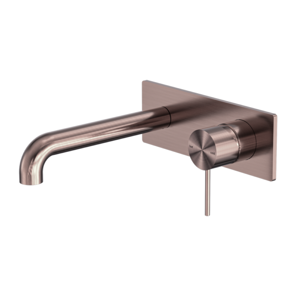 Nero Mecca Wall Basin/Bath Mixer 120mm