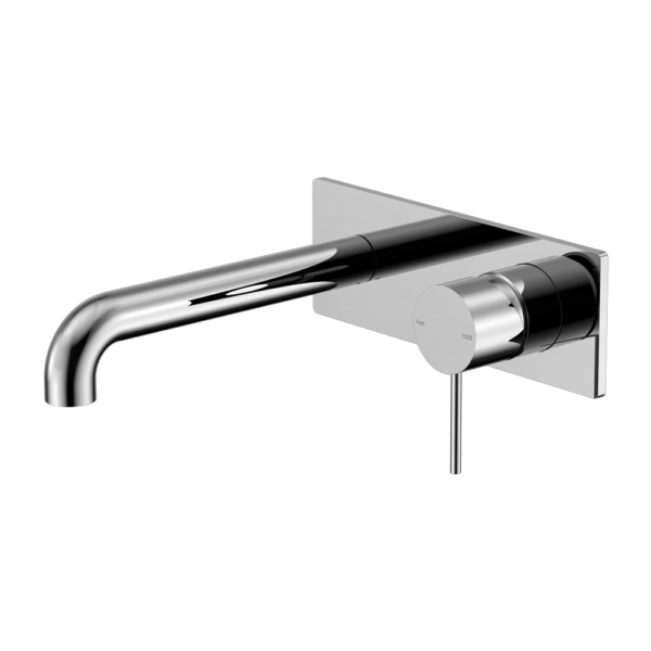 Nero Mecca Wall Basin/Bath Mixer 160mm