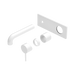 Nero Mecca Wall Basin/Bath Mixer 185mm Trim Kits Only - Matte White