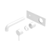 Nero Mecca Wall Basin/Bath Mixer 230mm Trim Kits Only - Matte White