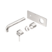 Nero Mecca Wall Basin/Bath Mixer 260mm Trim Kits Only - Brushed Nickel