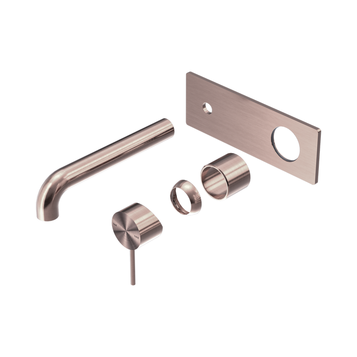 Nero Mecca Wall Basin/Bath Mixer 260mm Trim Kits Only - Brushed Bronze