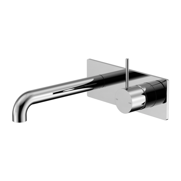 Nero Mecca Wall Basin/Bath Mixer Handle Up 260mm