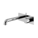 Nero Mecca Wall Basin/Bath Mixer Handle Up 185mm - Chrome