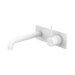 Nero Mecca Wall Basin/Bath Mixer Handle Up 185mm - Matte White