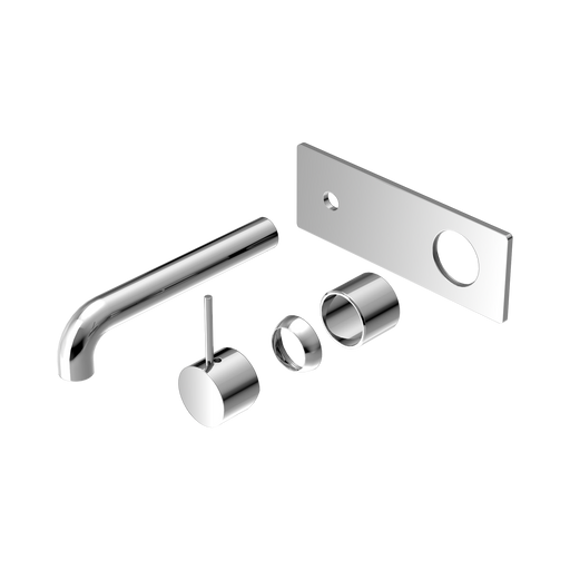 Nero Mecca Wall Basin/Bath Mixer Handle Up 185mm Trim Kits Only - Chrome