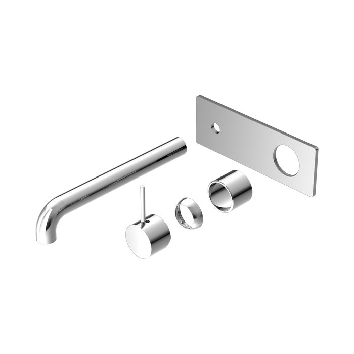 Nero Mecca Wall Basin/Bath Mixer Handle Up 260mm Trim Kits Only - Chrome