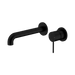 Nero Mecca Wall Basin/Bath Mixer Separate Back Plate 120mm - Matte Black