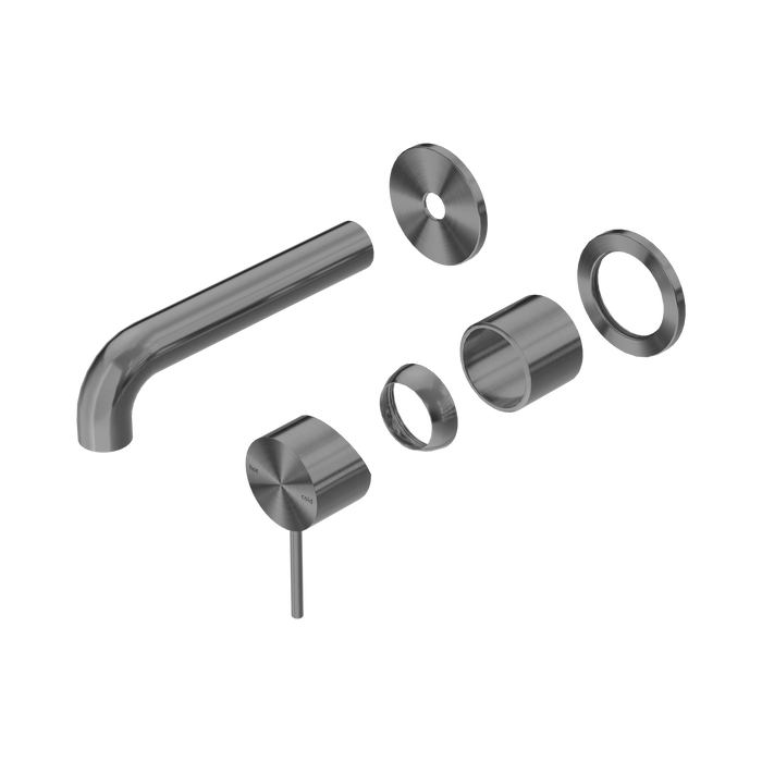 Nero Mecca Wall Basin/Bath Mixer Separate Back Plate 120mm Trim Kits Only - Gun Metal