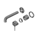 Nero Mecca Wall Basin/Bath Mixer Separate Back Plate 120mm Trim Kits Only - Gun Metal