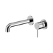 Nero Mecca Wall Basin/Bath Mixer Separate Back Plate 160mm - Chrome