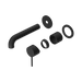 Nero Mecca Wall Basin/Bath Mixer Separate Back Plate 160mm Trim Kits Only - Matte Black