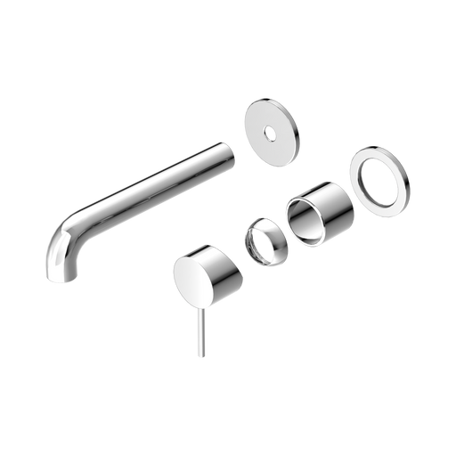 Nero Mecca Wall Basin/Bath Mixer Separate Back Plate 185mm Trim Kits Only - Chrome