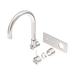 Nero Mecca Wall Basin/Bath Mixer Swivel Spout Handle Up Trim Kits Only - Brushed Nickel